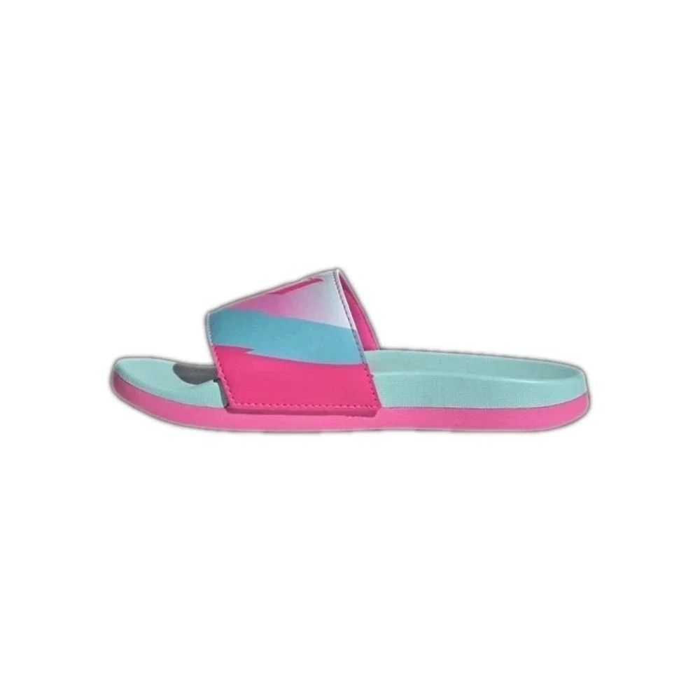 adidas Adilette Comfort Messi Slides Aqua/Pink Men's Size‎ 13 New